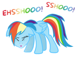Size: 2048x1536 | Tagged: safe, artist:proponypal, rainbow dash, g4, female, mucus, nostrils, sneezing, snot, solo, spray