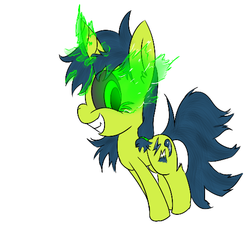 Size: 512x512 | Tagged: safe, artist:magical disaster, oc, oc only, oc:magical disaster, pony, unicorn, female, insanity, mare, solo