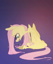 Size: 700x856 | Tagged: safe, artist:frostadflakes, fluttershy, g4, crying, female, solo