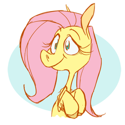 Size: 500x500 | Tagged: safe, artist:frostadflakes, fluttershy, g4, female, solo