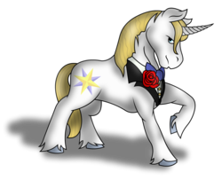 Size: 1565x1268 | Tagged: safe, artist:philosophypony, prince blueblood, g4, male, solo