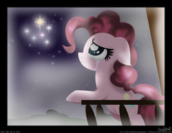 Size: 1750x1350 | Tagged: safe, artist:bvsquare, pinkie pie, g4, crying, female, sad, solo, stars
