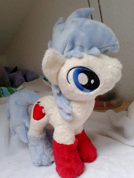 Size: 1920x2560 | Tagged: safe, artist:dieentexd, red delicious, g4, apple family member, clothes, irl, photo, plushie, socks