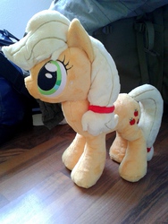 Size: 1920x2560 | Tagged: safe, artist:dieentexd, applejack, g4, irl, photo, plushie