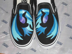 Size: 1500x1125 | Tagged: safe, artist:seriouslysavage, dj pon-3, vinyl scratch, g4, clothes, customized toy, shoes
