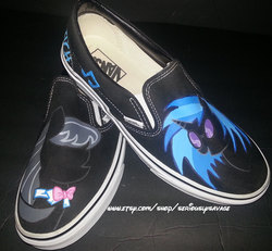 Size: 903x835 | Tagged: safe, artist:seriouslysavage, dj pon-3, octavia melody, vinyl scratch, g4, clothes, customized toy, shoes