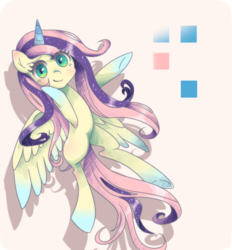 Size: 650x700 | Tagged: safe, artist:kemonomo, oc, oc only, alicorn, pony, alicorn oc, pixiv, solo