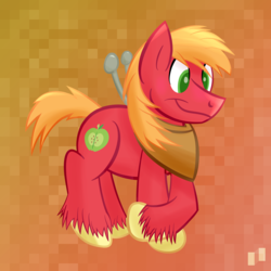 Size: 2000x2000 | Tagged: safe, artist:mylittlevisuals, big macintosh, earth pony, pony, g4, high res, male, solo, stallion