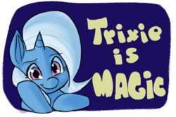 Size: 700x466 | Tagged: dead source, safe, artist:fauxsquared, trixie, pony, unicorn, trixie is magic, g4, dead tumblr, female, mare, solo