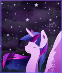 Size: 850x1000 | Tagged: safe, artist:skyeypony, twilight sparkle, alicorn, pony, g4, female, mare, solo, twilight sparkle (alicorn)