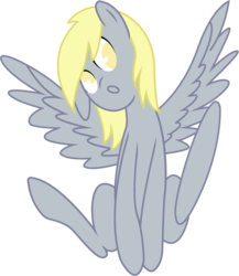 Size: 708x816 | Tagged: safe, artist:necro1337, derpy hooves, pegasus, pony, g4, female, mare, solo