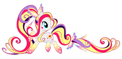 Size: 3522x1703 | Tagged: safe, artist:sakuyamon, oc, oc only, oc:wishful heart, earth pony, pony, rainbow power, rainbow power-ified, simple background, solo, transparent background