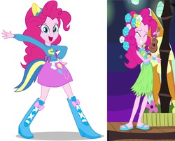 Size: 2656x2132 | Tagged: safe, screencap, pinkie pie, equestria girls, g4, my little pony equestria girls: rainbow rocks, hawaiian, high res, musical instrument, sandals, ukulele