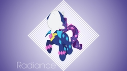 Size: 1920x1080 | Tagged: safe, artist:masem, artist:shawnyall, edit, radiance, rarity, pony, unicorn, g4, clothes, costume, female, mare, solo, vector, wallpaper, wallpaper edit