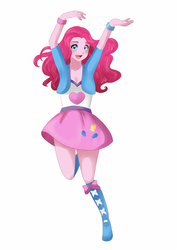 Size: 495x700 | Tagged: safe, artist:poofcio, pinkie pie, equestria girls, g4, female, solo