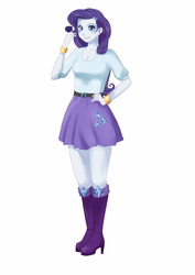 Size: 495x700 | Tagged: safe, artist:poofcio, rarity, equestria girls, g4, female, solo