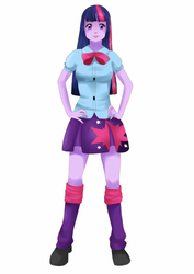 Size: 495x700 | Tagged: safe, artist:poofcio, twilight sparkle, equestria girls, g4, female, solo