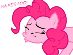 Size: 2048x1536 | Tagged: safe, artist:proponypal, pinkie pie, g4, female, fetish, mucus, nostrils, sneezing, sneezing fetish, snot, solo, spray