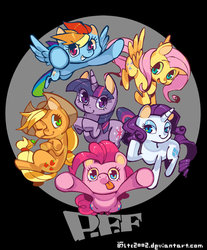 Size: 800x966 | Tagged: safe, artist:ltc2002, applejack, fluttershy, pinkie pie, rainbow dash, rarity, twilight sparkle, g4, mane six, tongue out