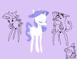 Size: 1480x1126 | Tagged: safe, artist:burrburro, rarity, spike, g4