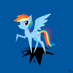 Size: 1600x1600 | Tagged: safe, artist:notenoughapples, rainbow dash, g4, female, solo