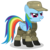 Size: 2600x2600 | Tagged: safe, artist:dolphinfox, rainbow dash, g4, armor, baseball cap, boots, clothes, female, hat, high res, military, simple background, solo, svg, transparent background, vector