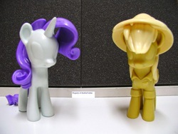 Size: 800x600 | Tagged: safe, daring do, rarity, g4, female, funko, irl, photo, prototype, toy