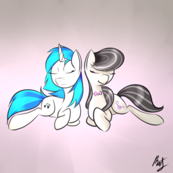 Size: 2000x2000 | Tagged: safe, artist:catopia26, dj pon-3, octavia melody, vinyl scratch, g4, high res