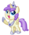 Size: 1440x1728 | Tagged: safe, artist:thecheeseburger, alula, pluto, princess erroria, alicorn, pony, g4, 4chan, female, filly, foal, jewelry, regalia, simple background, solo, transparent background