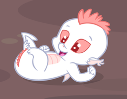 Size: 400x312 | Tagged: safe, artist:queencold, fizzle, dragon, g4, age regression, baby, baby dragon, cute, fizzabetes, male, solo