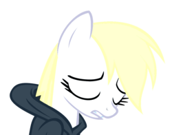 Size: 1009x791 | Tagged: safe, artist:hunter1337, oc, oc only, oc:aryanne, g4, blonde, bust, clothes, disappointed, female, head hanging, hoodie, loser, portrait, sad, show accurate, solo