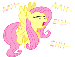 Size: 2048x1536 | Tagged: safe, artist:proponypal, fluttershy, pegasus, pony, g4, female, flying, mare, nostrils, pre sneeze, simple background, sneezing, sneezing fetish, solo, transparent background, wings
