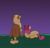 Size: 808x778 | Tagged: safe, artist:ponyboogers, apple bloom, applejack, g4, night, stargazing