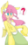 Size: 700x1088 | Tagged: safe, artist:mheowthy, fluttershy, human, g4, breasts, busty fluttershy, clothes, eared humanization, female, humanized, solo, sweater, sweatershy, winged humanization