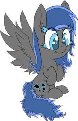 Size: 622x957 | Tagged: safe, artist:magical disaster, oc, oc only, oc:nightsparkles, pegasus, pony, cute