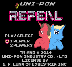 Size: 256x240 | Tagged: safe, oc, oc only, fan game, game, nintendo, nintendo entertainment system, repeal, video game