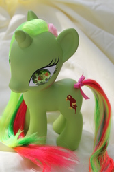 Size: 2848x4272 | Tagged: safe, artist:tiellanicole, mimic (g1), twinkle eyed pony, g1, g4, customized toy, g1 to g4, generation leap, irl, photo, solo, toy