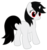 Size: 6250x6662 | Tagged: safe, artist:age3rcm, oc, oc only, oc:blackjack, pony, unicorn, fallout equestria, fallout equestria: project horizons, g4, absurd resolution, blank flank, butt, fanfic, fanfic art, female, hooves, horn, mare, plot, show accurate, simple background, solo, transparent background, vector