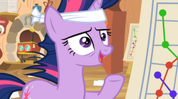 Size: 1365x767 | Tagged: safe, screencap, twilight sparkle, g4, it's about time, female, solo, twilight gone mad, twilight snapple