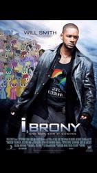 Size: 576x1024 | Tagged: safe, i robot, parody, poster, will smith