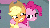 Size: 630x354 | Tagged: safe, screencap, applejack, pinkie pie, equestria games (episode), g4, animated, equestria games, female, lidded eyes, out of context, squishy cheeks