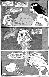 Size: 756x1192 | Tagged: safe, rainbow dash, g4, barely pony related, comic, monochrome, wapsi square, webcomic