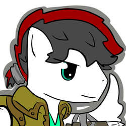Size: 750x750 | Tagged: safe, artist:pizzaawpon-ee, oc, oc only, pegasus, pony, clothes, solo