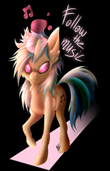 Size: 1085x1685 | Tagged: safe, artist:felixmegalodon, dj pon-3, vinyl scratch, g4, female, solo