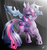 Size: 1200x1280 | Tagged: safe, artist:knifeh, twilight sparkle, changeling, g4, changelingified, female, kallisti, purple changeling, solo, twiling