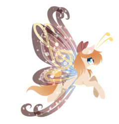 Size: 3827x4000 | Tagged: safe, artist:fuyusfox, oc, oc only, oc:aurore, breezie, colored wings, gradient wings, solo, sparkly wings, wings