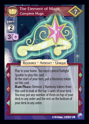 Size: 341x476 | Tagged: safe, enterplay, canterlot nights, g4, my little pony collectible card game, big crown thingy, ccg