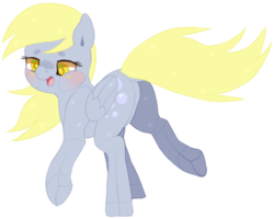 Size: 575x461 | Tagged: safe, artist:catcoins, derpy hooves, pegasus, pony, g4, female, mare, solo, underhoof