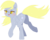 Size: 575x461 | Tagged: safe, artist:catcoins, derpy hooves, pegasus, pony, g4, female, mare, solo, underhoof