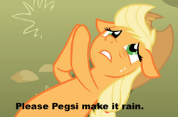 Size: 944x623 | Tagged: safe, applejack, g4, applepray, female, image macro, meme, praying, solo